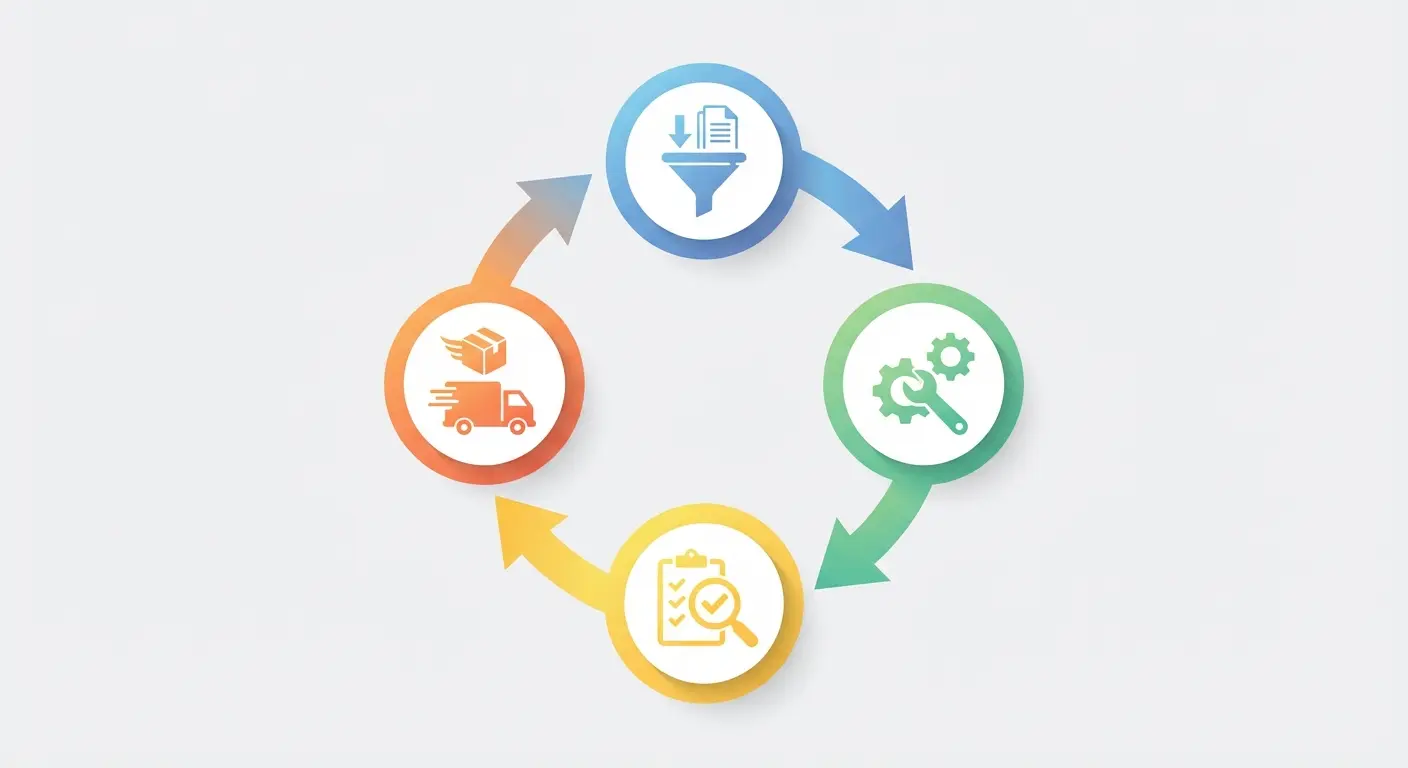 four stage workflow loop