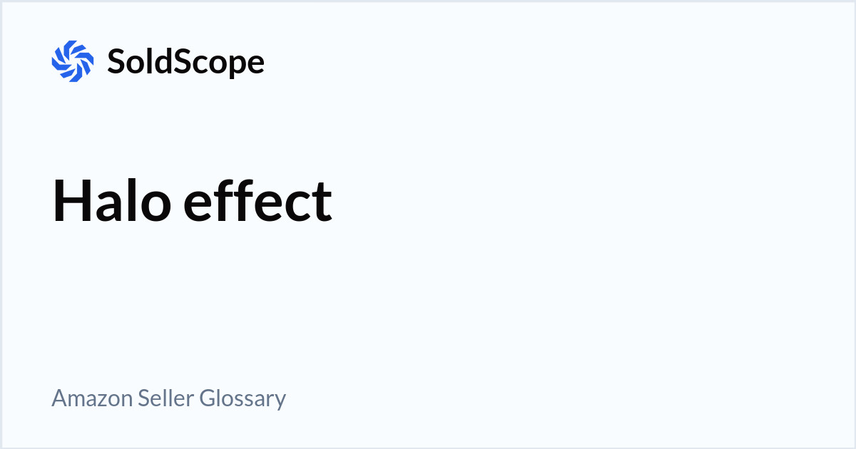 Amazon Halo effect Definition