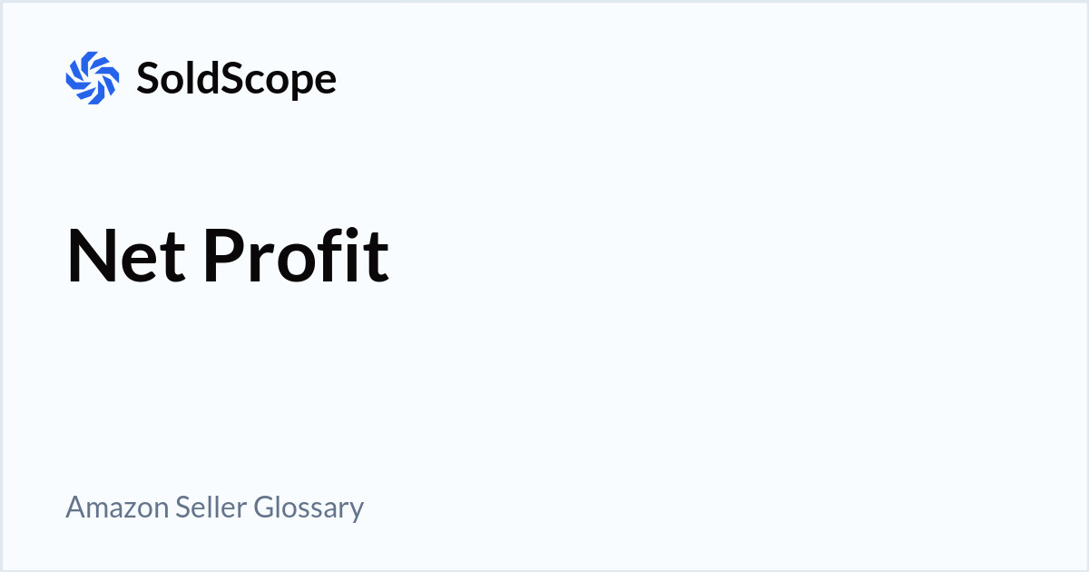 Amazon Net Profit Definition